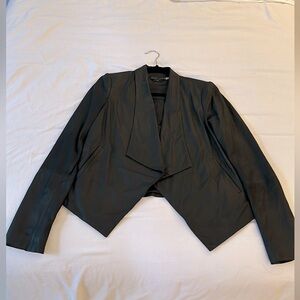 Alice + Olivia Goat Leather Jacket